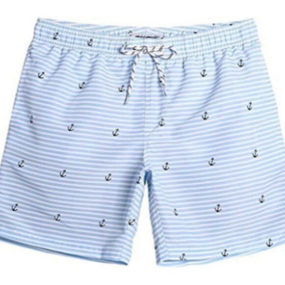 ✨✨ MaaMgic Men's Swim Trunks Blue Small NWT - Picture 2 of 6